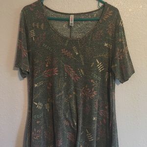 NEW LuLaRoe Everyday grey tee shirt L